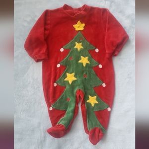 Christmas Vintage Sleeper Pjs Size 9 months